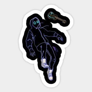 Falling Down Sticker